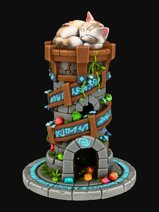 3D model for Slumbering Sentinel Tower
