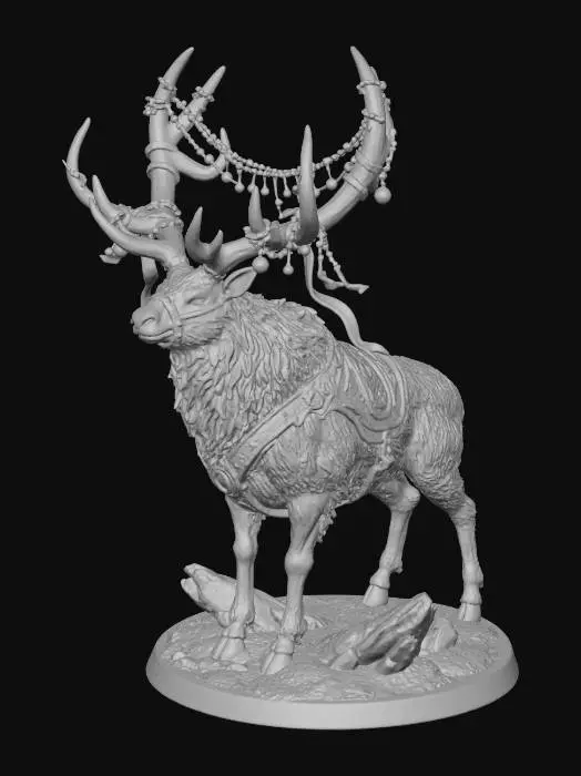 3D model for Majestic Yule Stag