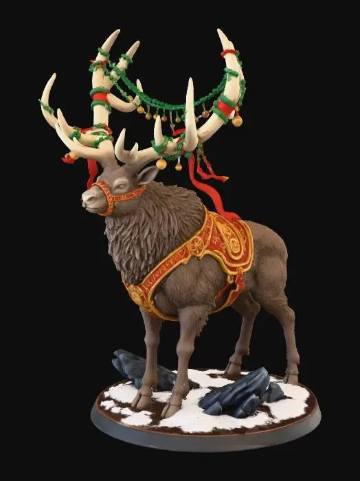 3D model for Majestic Yule Stag