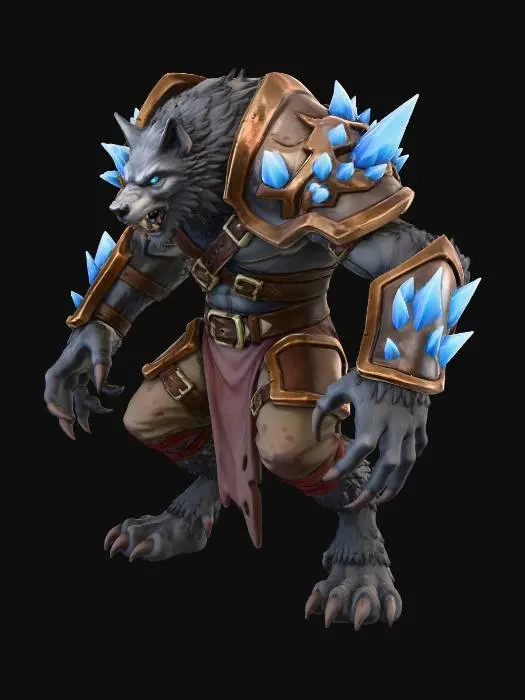 3D model for Frostbite Lycanthrope