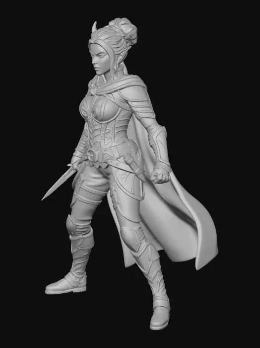 3D model for Shadowblade Elf Archer