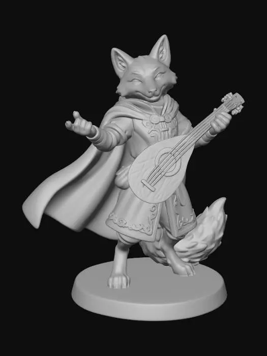 3D model for Foxy Minstrel