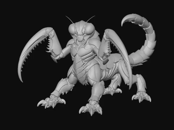 3D model for Cyber Mantis Scorpion