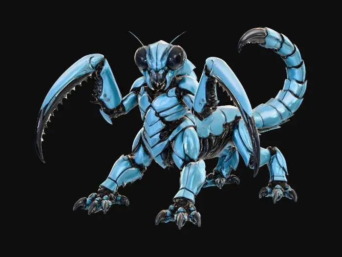 3D model for Cyber Mantis Scorpion