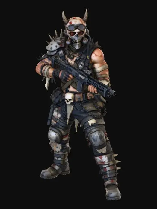 3D model for Wasteland Warrior