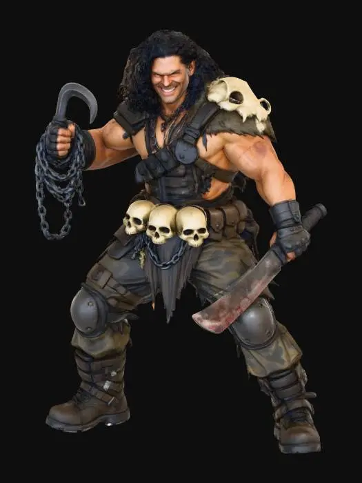 3D model for Warrior of the Wasteland