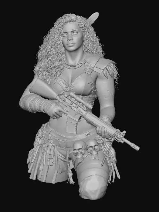 3D model for Warrior of the Wild