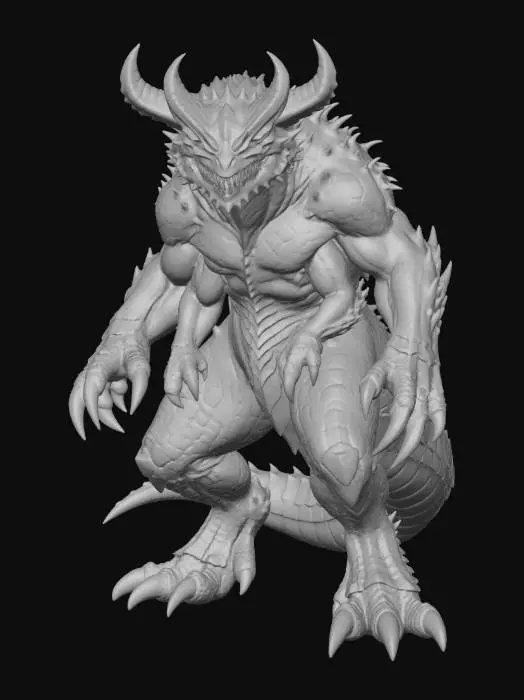 3D model for Infernal Dracosaur