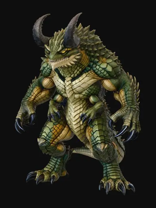 3D model for Guardian of Scales