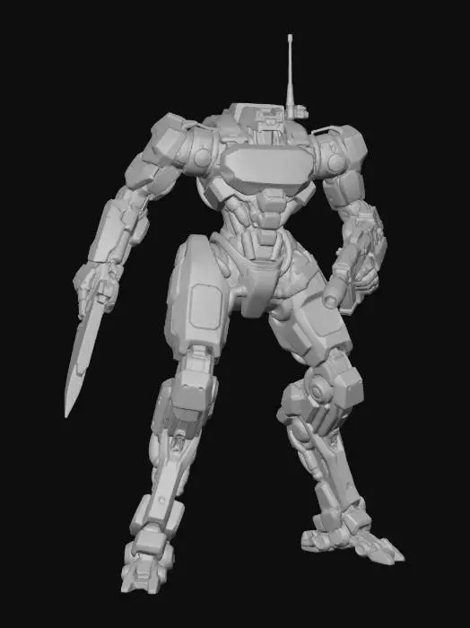 3D model for X-09 Sentinel
