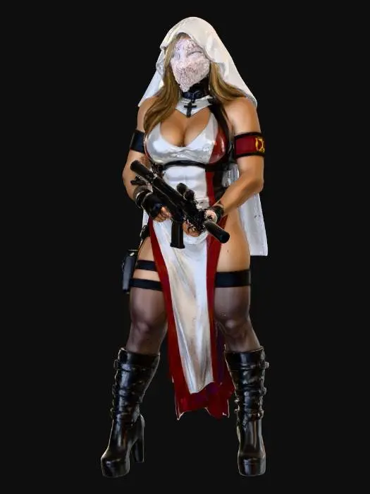 3D model for Warrior Nun