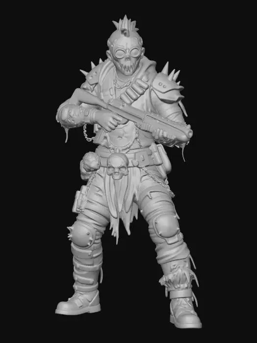 3D model for Wasteland Warrior