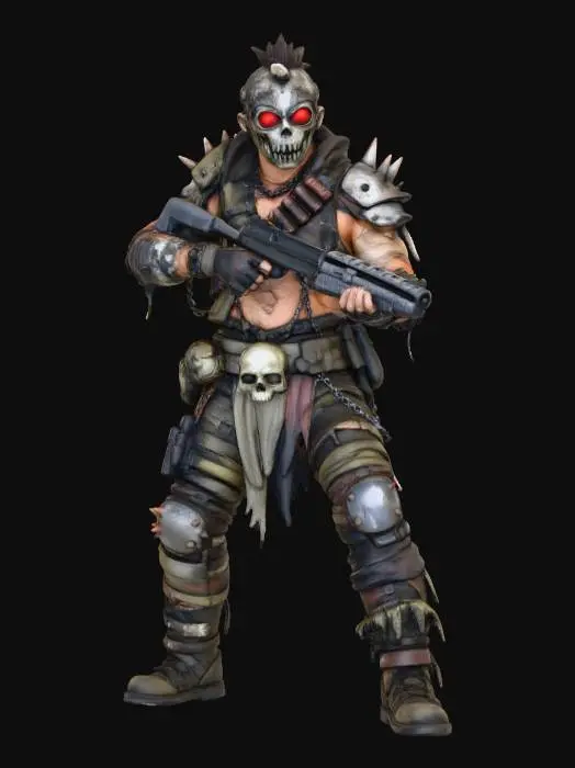 3D model for Wasteland Warrior