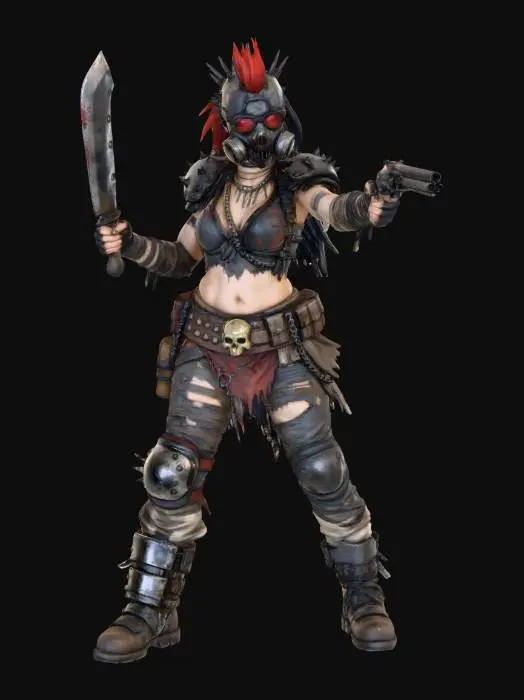 3D model for Wasteland Warrior