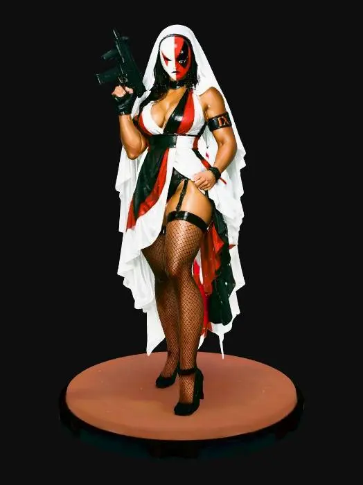 3D model for Crimson Veil Warrior