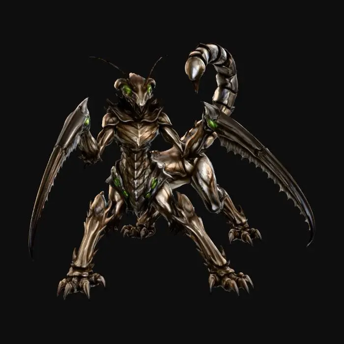 3D model for Scorpion Mantis Beast