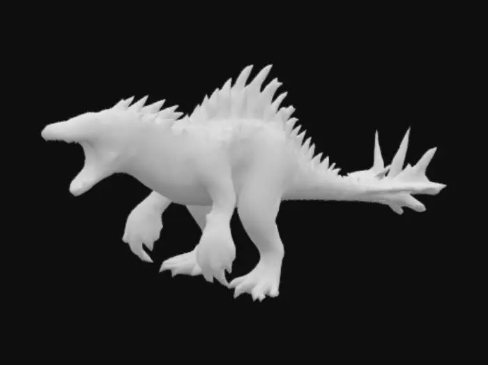 3D model for Spiky Apex Predator #indominus rex