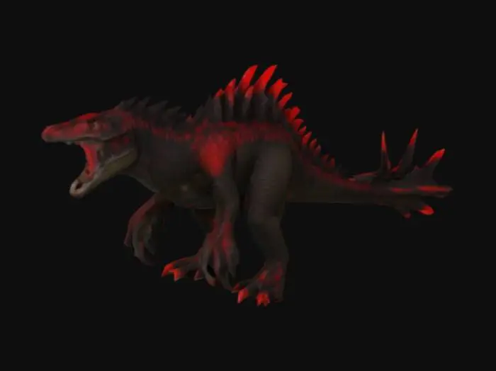 3D model for Spiky Apex Predator #indominus rex