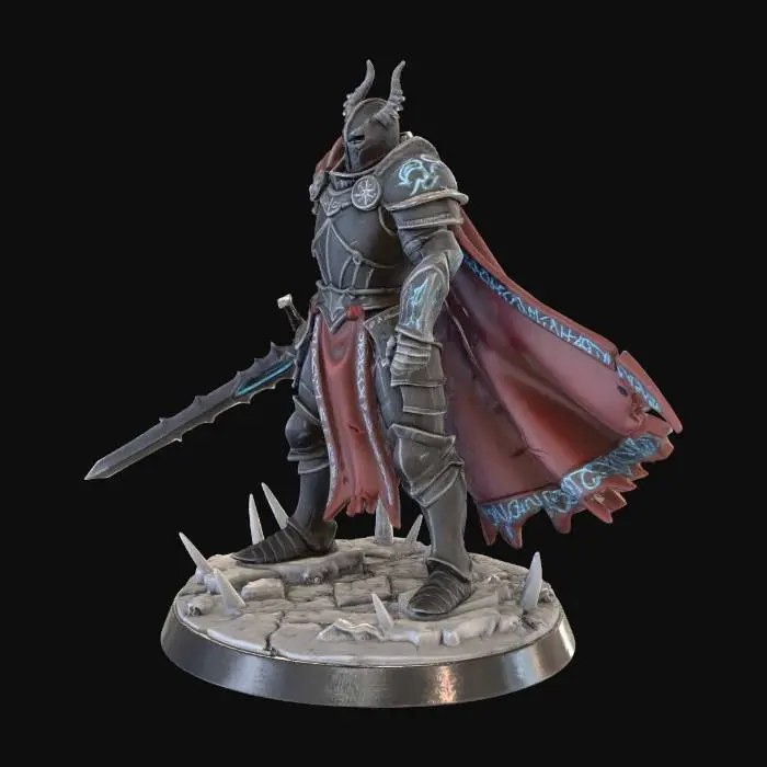 3D model for Dark Warlord Figurine