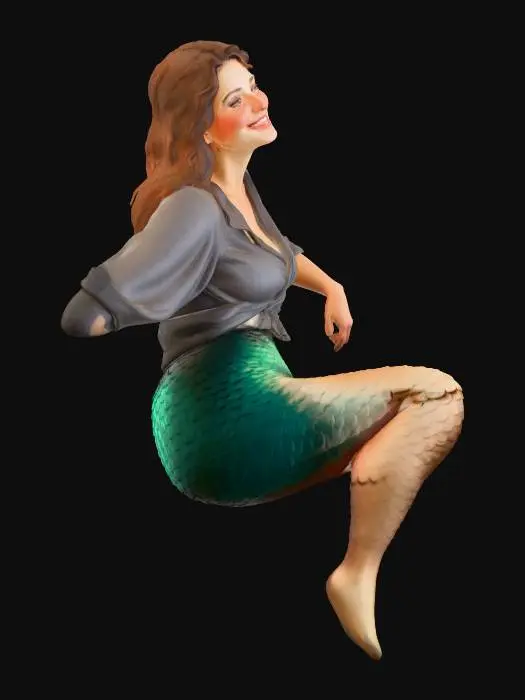 3D model for mermaid 03