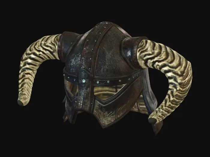 3D model for Ram-Horned Iron Helmet