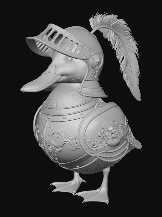 3D model for Knight Duck