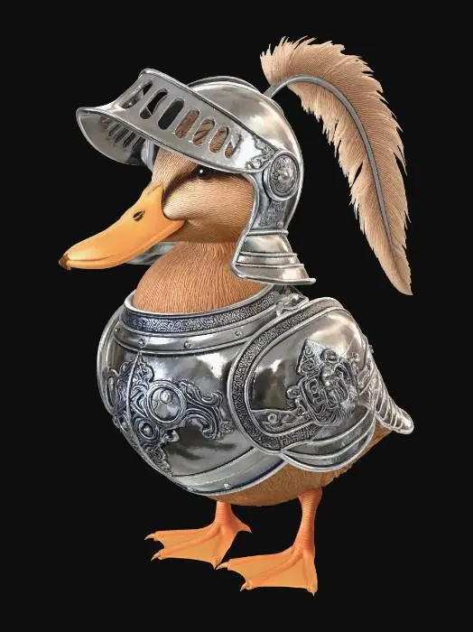 3D model for Knight Duck