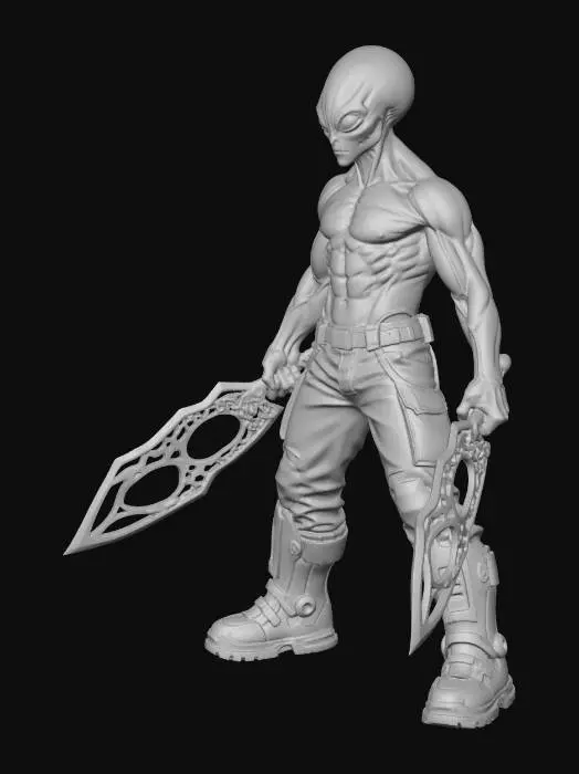 3D model for Verdant Warlord of the Red Planet