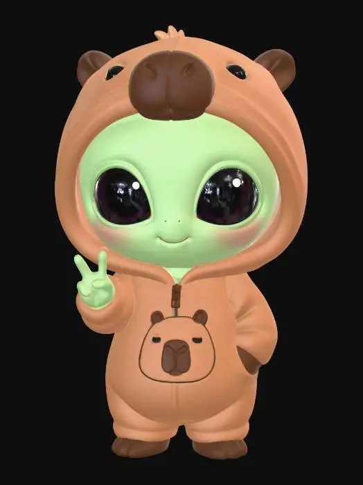 3D model for Calm as a Capybara