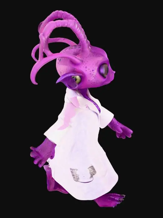 3D model for Xen the Alien Scientist 