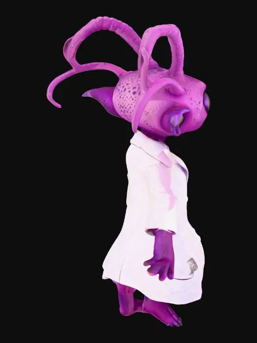 3D model for Xen the Alien Scientist 