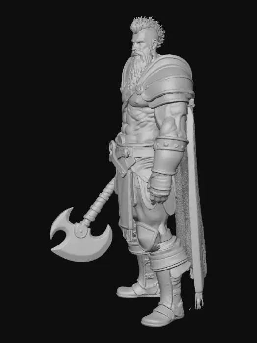 3D model for ⚔️ Warrior
Role: Tank / Melee DPS

Starting Stats: High HP, Medium ATK, High DEF

Best Weapons: Swords, Axes, Great Axes

Playstyle: Frontline fighter with sustained damage and survivability

Strengths:

Highest HP and DEF in the game
Excellent for solo dungeon runs
Can equip heavy armor
Weaknesses:

Lower damage output than DPS classes
Slower attack speed