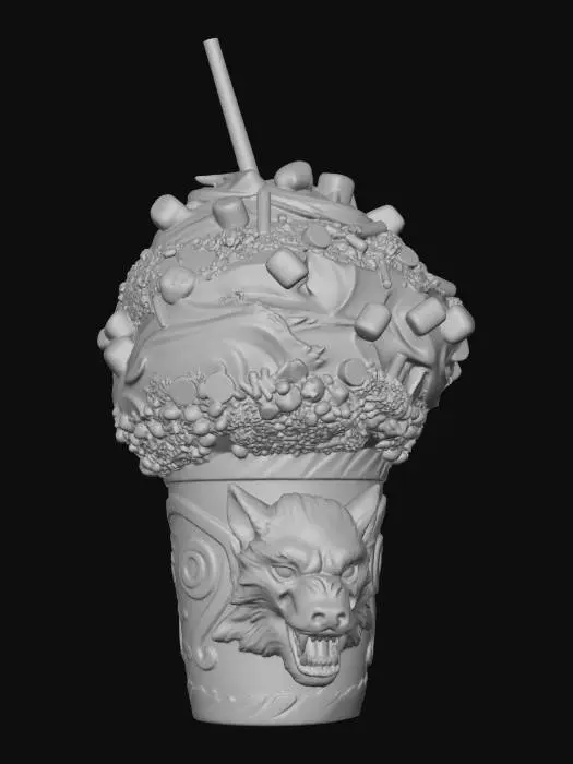 3D model for Rainbow Beast Shake Furriccino