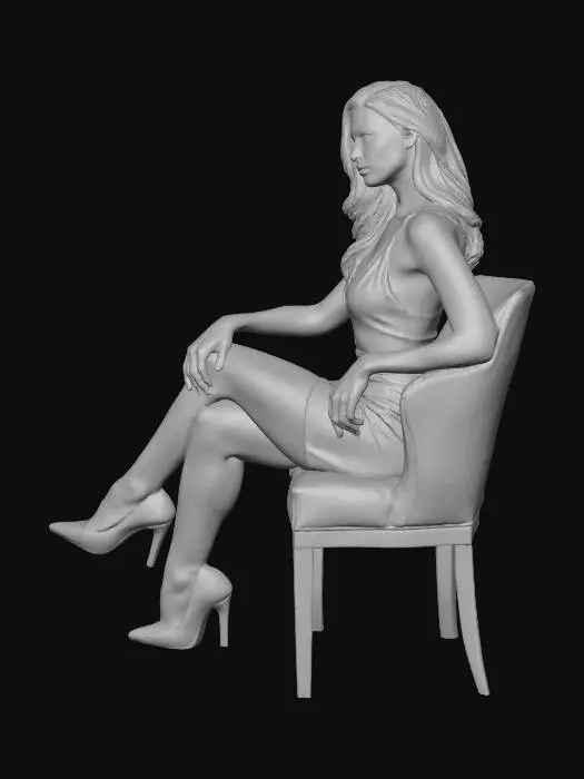 3D model for Elegance in Heels