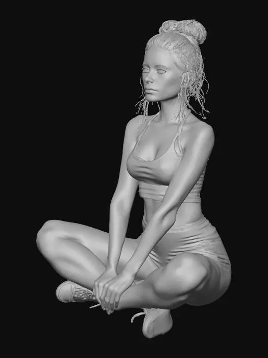 3D model for Neon Meditation