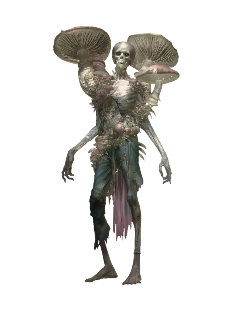Mycelial Colossus - Fungal 3D model, vytvořený pomocí AI