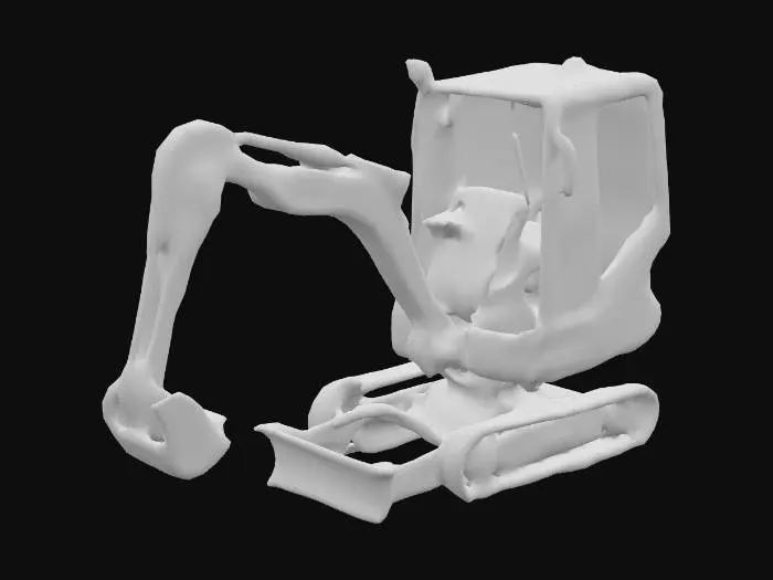 3D model for Excavator 3000