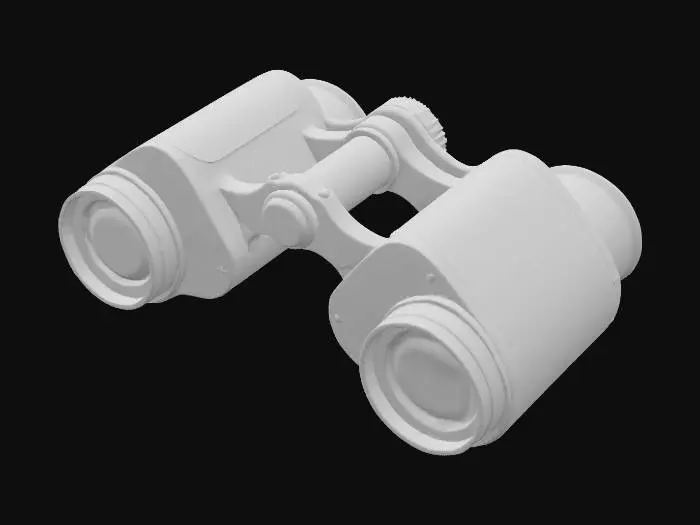3D model for Binoculars on White Background