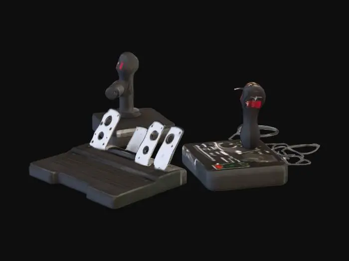 3D model for Flight Simulator Controls