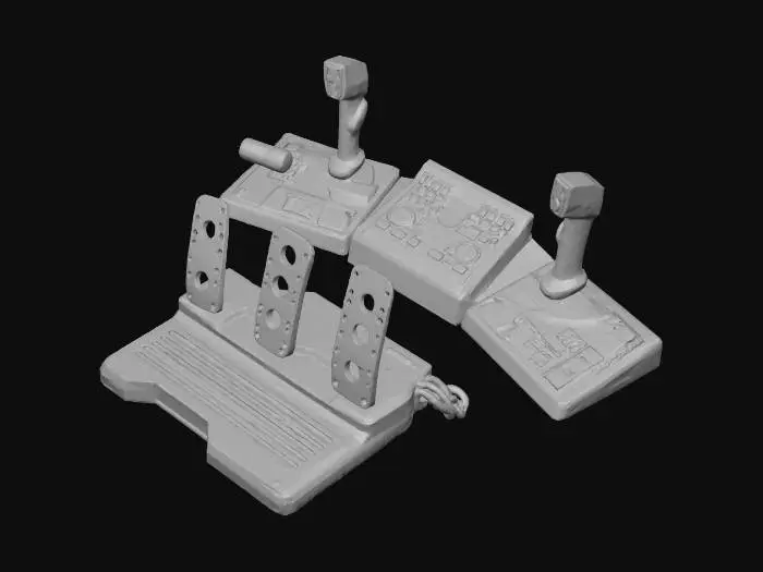 3D model for Flight Simulator Controls
