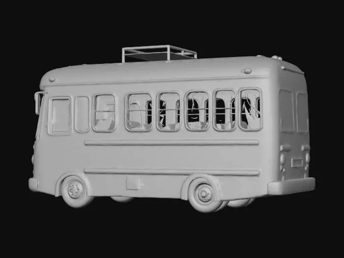 3D model for Forest Bus Stop