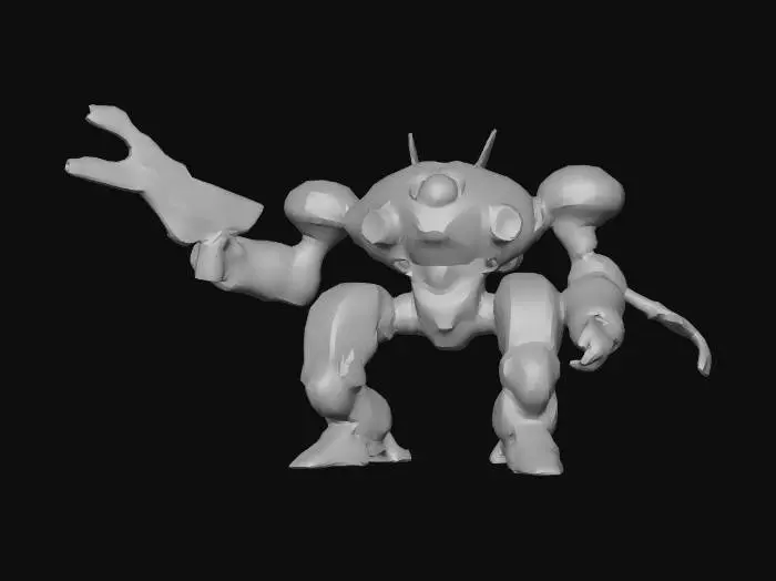 3D model for Guardian of the Tunnel