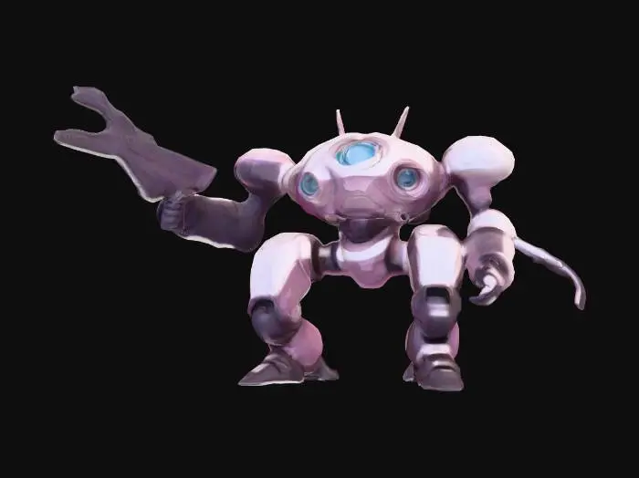 3D model for Guardian of the Tunnel