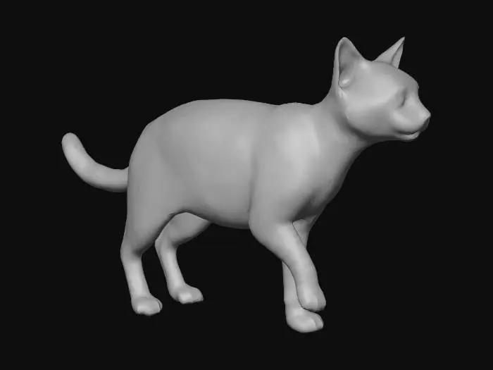 3D model for Snowbound Tabby