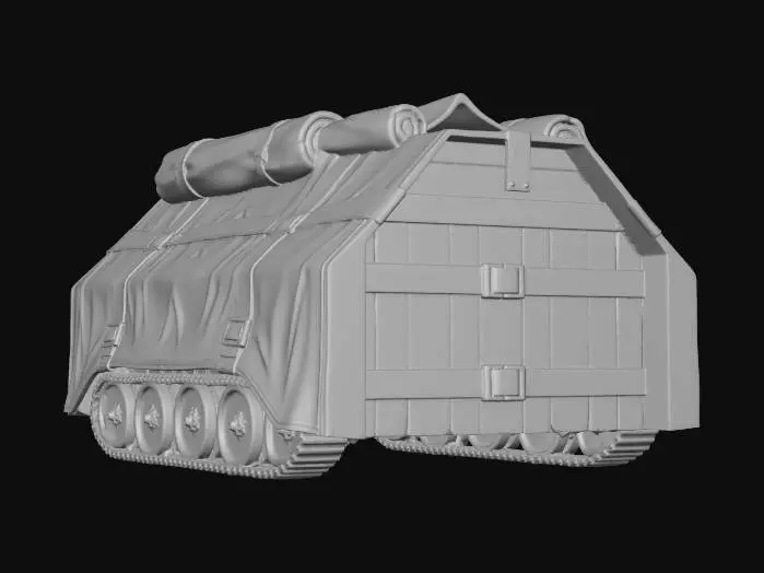 3D model for Timber War Wagon