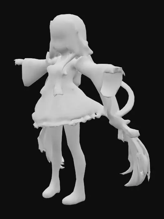 3D model for Kawaii Miko Idol Charm