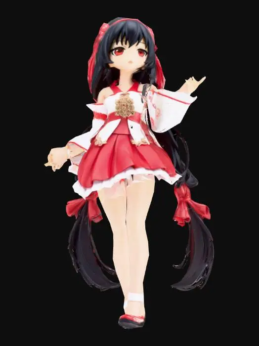 3D model for Kawaii Miko Idol Charm