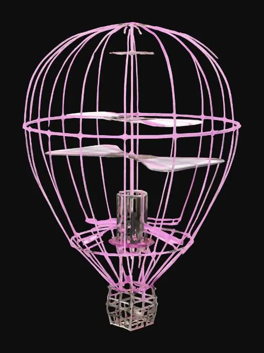 3D model for Purple Gyro Drone