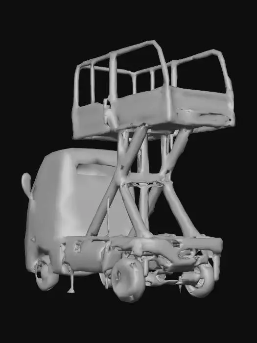 3D model for Lifted Truck Bed