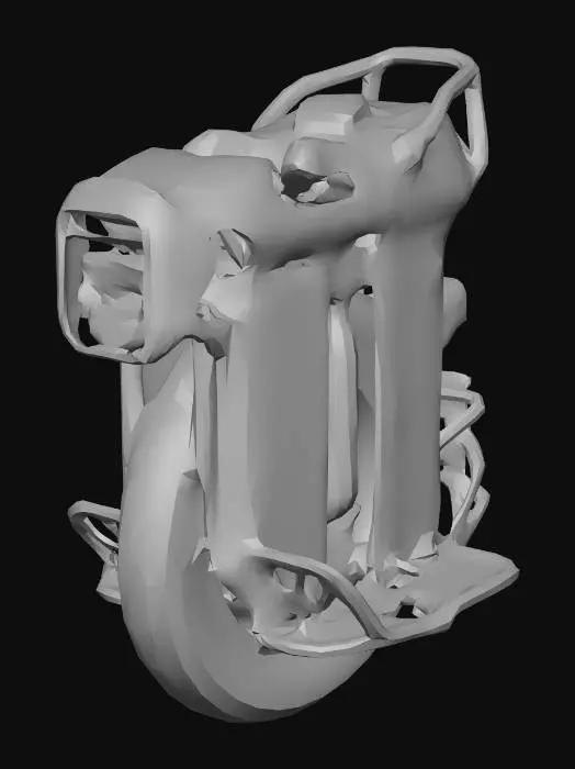 3D model for Electric Unicycle Adventure
